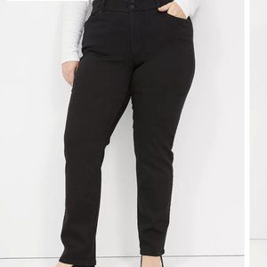 Lane Bryant Black Tummy Tightening Jeans 20R